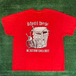 Vintage Y2K Choppers Biker Shirt Motorcycle Punk Tattoo Tee